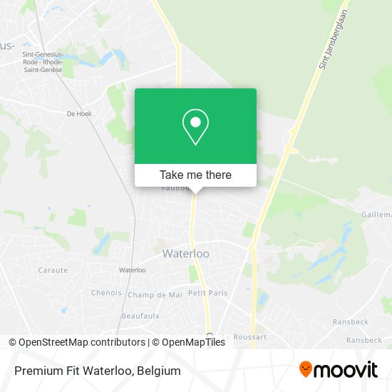 Premium Fit Waterloo map