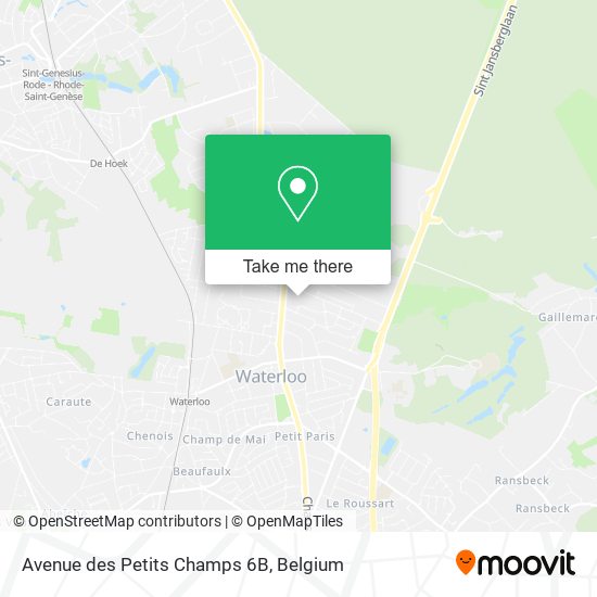 Avenue des Petits Champs 6B map