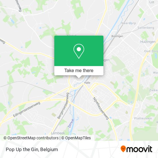 Pop Up the Gin map