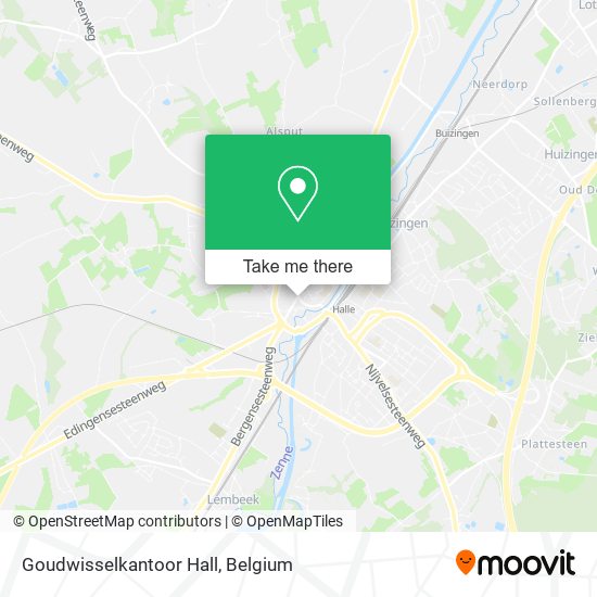 Goudwisselkantoor Hall map