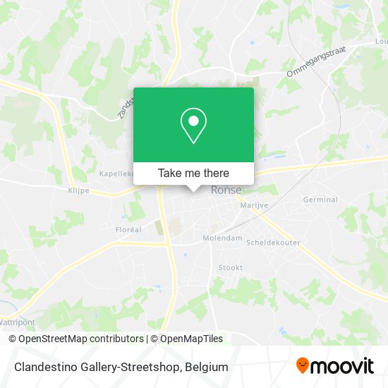 Clandestino Gallery-Streetshop map