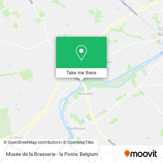 Musée de la Brasserie - la Poste plan