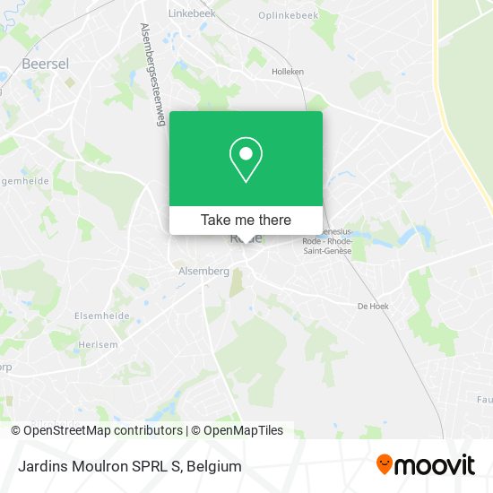 Jardins Moulron SPRL S map