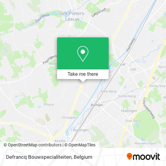 Defrancq Bouwspecialiteiten map