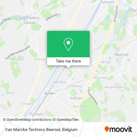 Van Marcke Technics Beersel plan