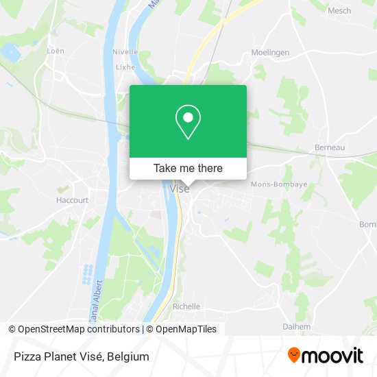 Pizza Planet Visé map