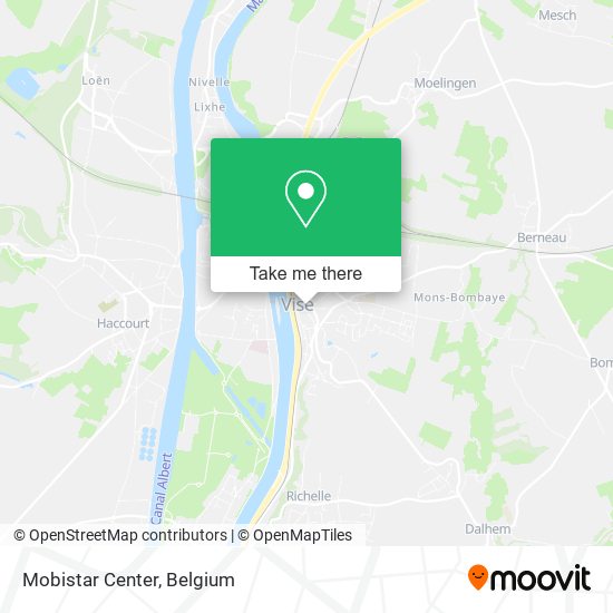 Mobistar Center map