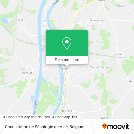 Consultation de Sénologie de Visé map