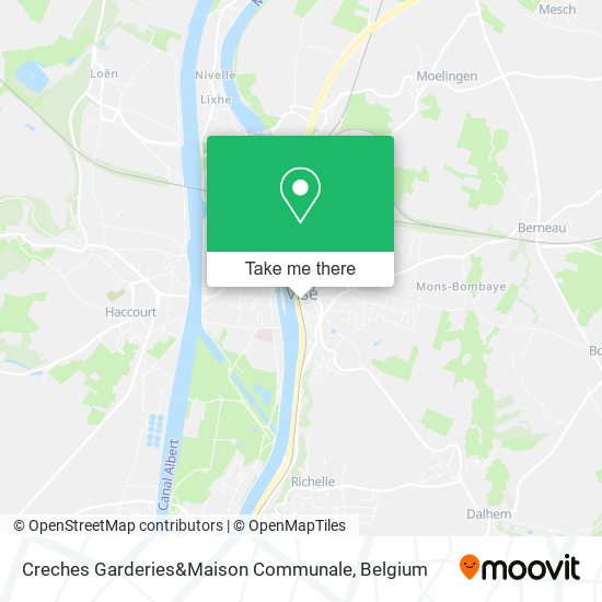 Creches Garderies&Maison Communale map
