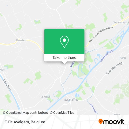 E-Fit Avelgem map