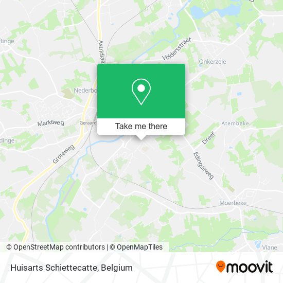 Huisarts Schiettecatte map