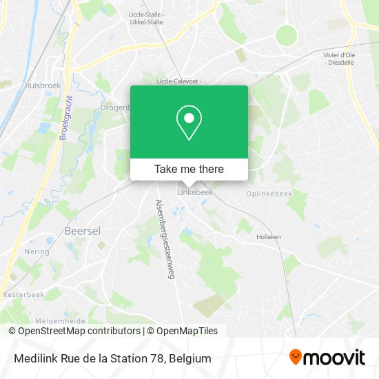 Medilink Rue de la Station 78 map