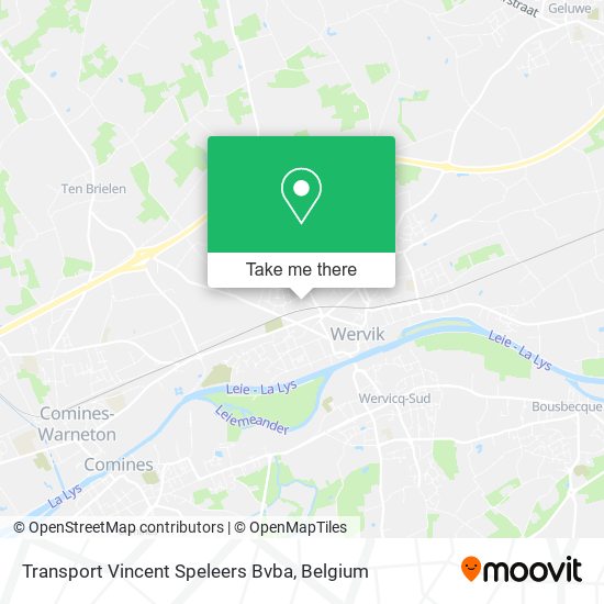 Transport Vincent Speleers Bvba map