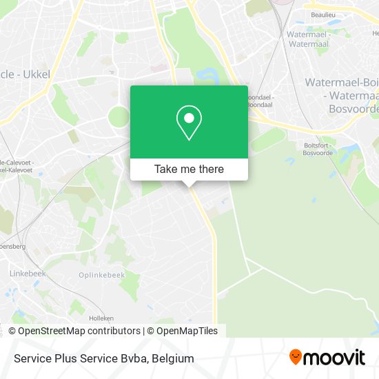 Service Plus Service Bvba map