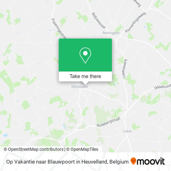 Op Vakantie naar Blauwpoort in Heuvelland map