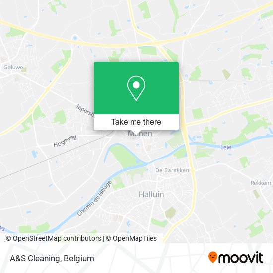 A&S Cleaning map