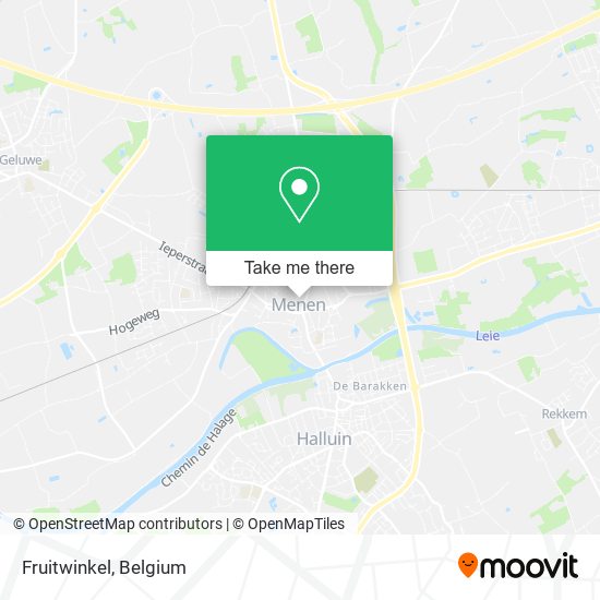 Fruitwinkel map