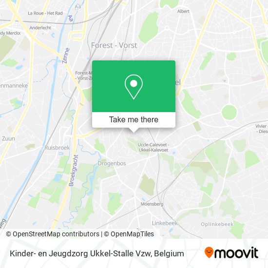 Kinder- en Jeugdzorg Ukkel-Stalle Vzw map