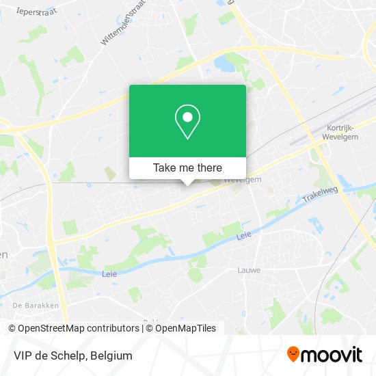 VIP de Schelp map