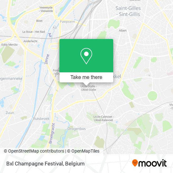 Bxl Champagne Festival map