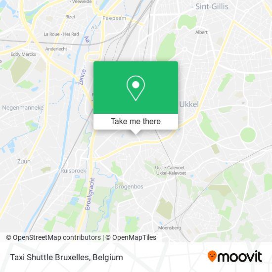 Taxi Shuttle Bruxelles map