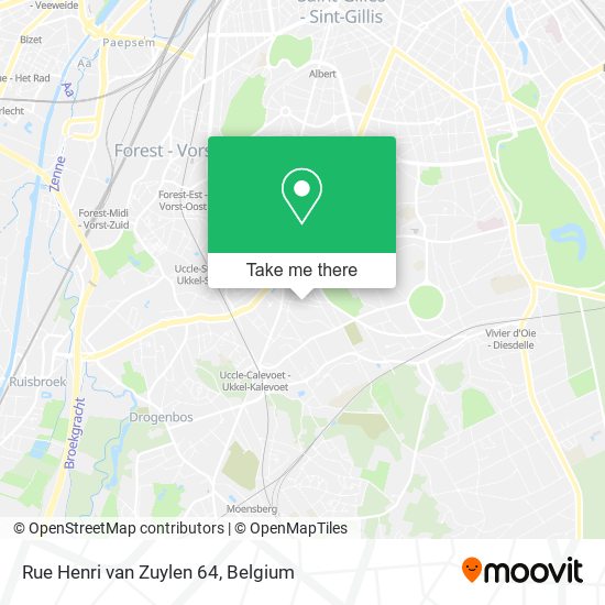Rue Henri van Zuylen 64 plan