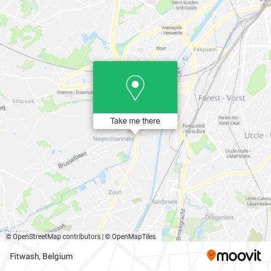 Fitwash map