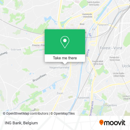 ING Bank map