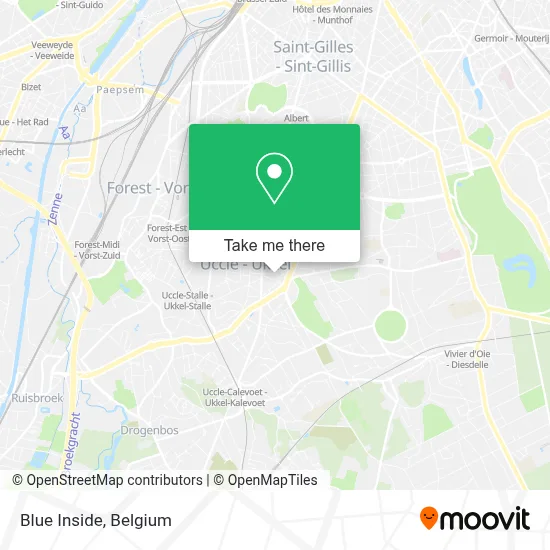 Blue Inside map