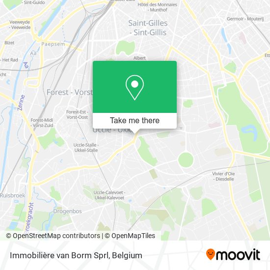 Immobilière van Borm Sprl map