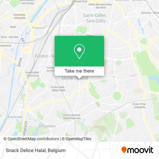 Snack Delice Halal map