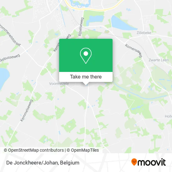 De Jonckheere/Johan map