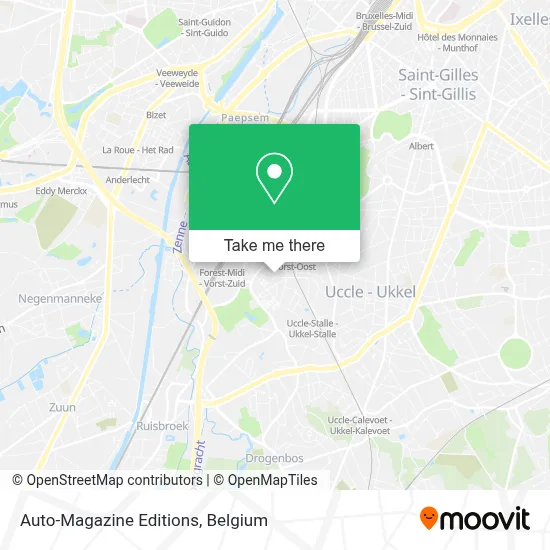 Auto-Magazine Editions map