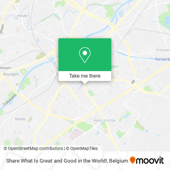 Share What Is Great and Good in the World! map