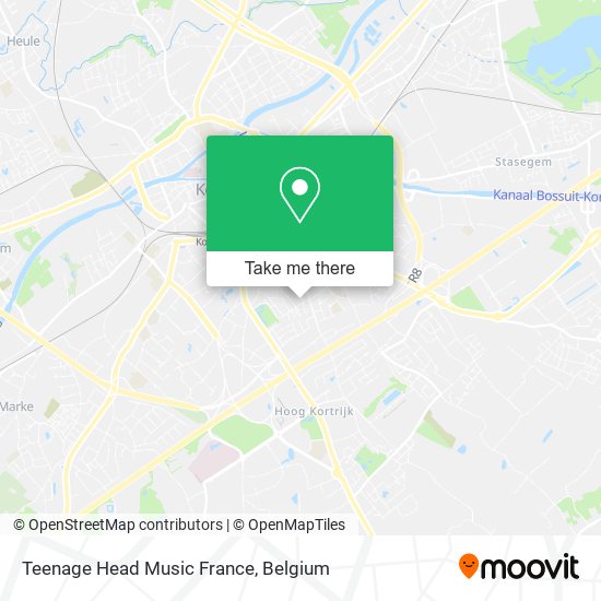 Teenage Head Music France map