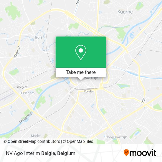 NV Ago Interim Belgie map