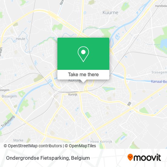 Ondergrondse Fietsparking map