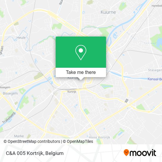 C&A 005 Kortrijk map