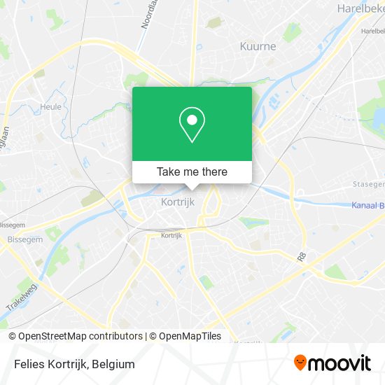 Felies Kortrijk map