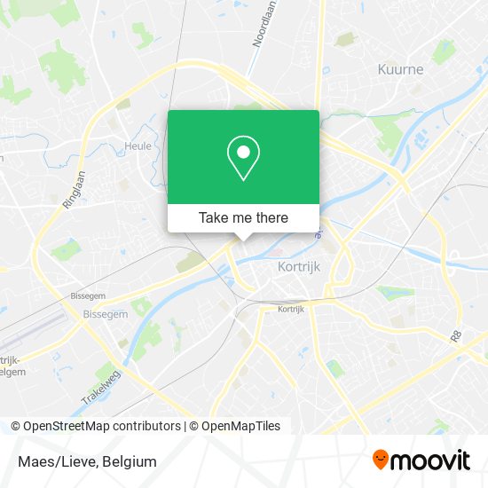 Maes/Lieve map