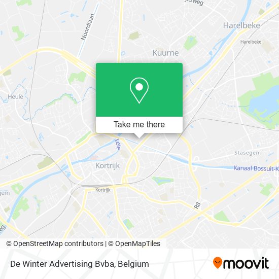 De Winter Advertising Bvba map