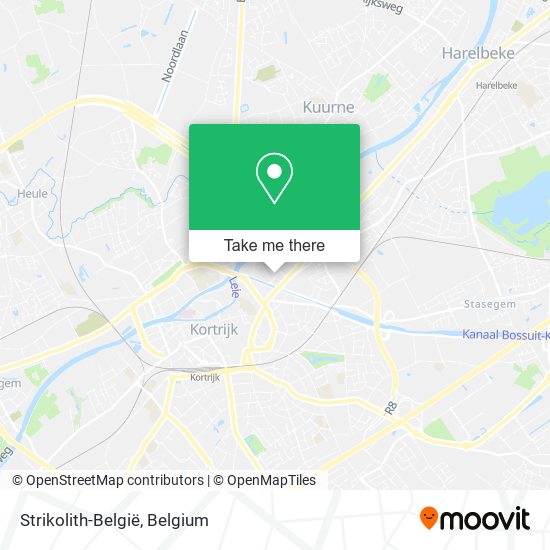 Strikolith-België map