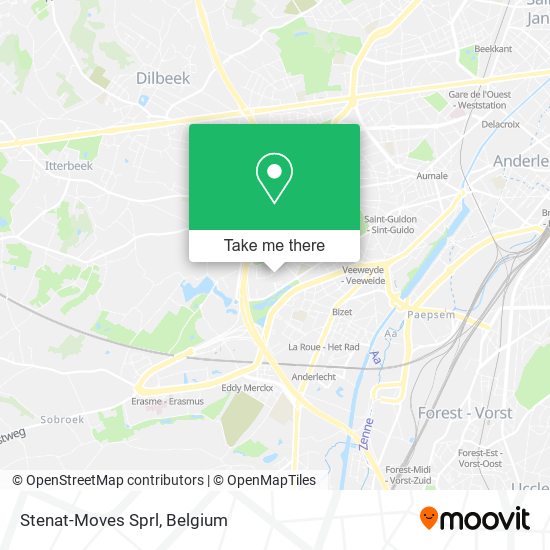 Stenat-Moves Sprl map