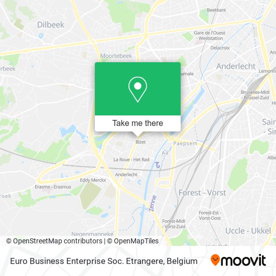 Euro Business Enterprise Soc. Etrangere map