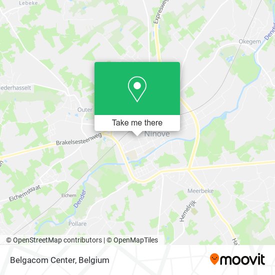 Belgacom Center map