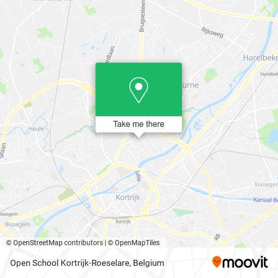 Open School Kortrijk-Roeselare map