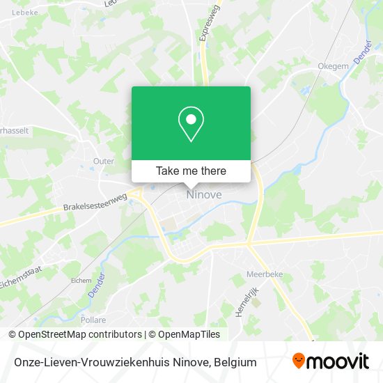 Onze-Lieven-Vrouwziekenhuis Ninove plan