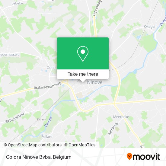 Colora Ninove Bvba map