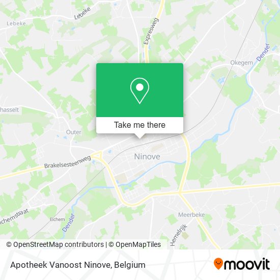 Apotheek Vanoost Ninove map