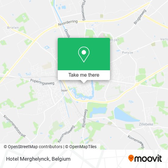 Hotel Merghelynck map